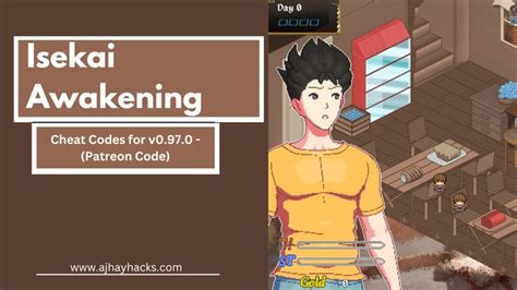 Isekai Awakening Cheat Codes for v0.97.0 (Patreon Codes).